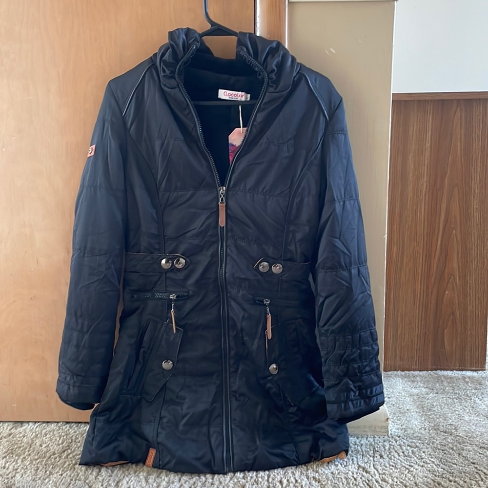 Clocolor girls long coat Size L (10-12)